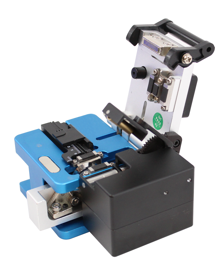 Fibre cleaver for 200/250/900 µm fibre, with waste container, 48,000 cuts
