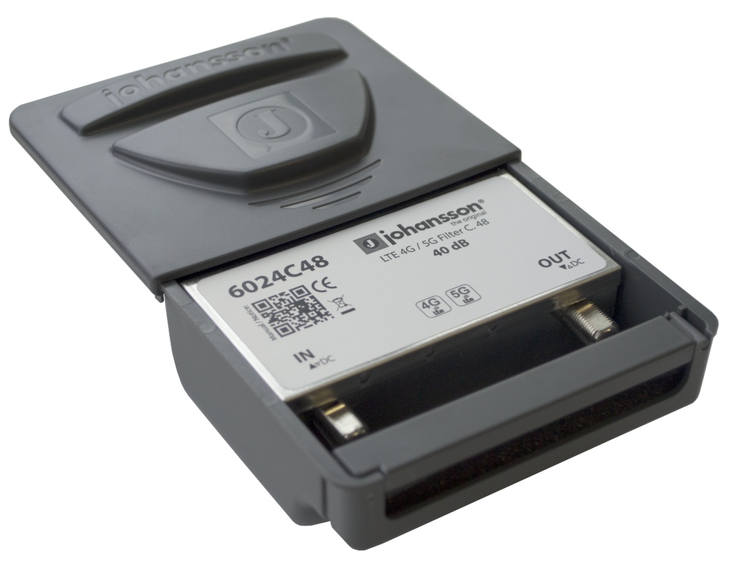 Spärrfilter LTE700 dämpning -40 dB LTE 5-694 MHz (GSM -15 dB)