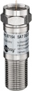 Fast dämpare 20 dB F-hane/hona 75 Ω 5-2300 MHz DC-genomgång