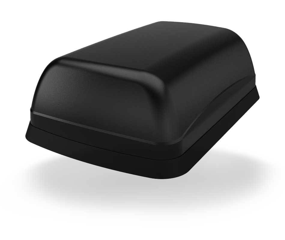 4G/5G+WLAN+GPS 4x4 MiMo M2M-antenni 698-4200 MHz musta mutterikiinnitys  2 m SMA-uros Clam
