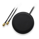 4G/5G M2M-antenni MiMo 698-2690 2,5 dBi musta mutteri 3 m RG174 SMA-uros