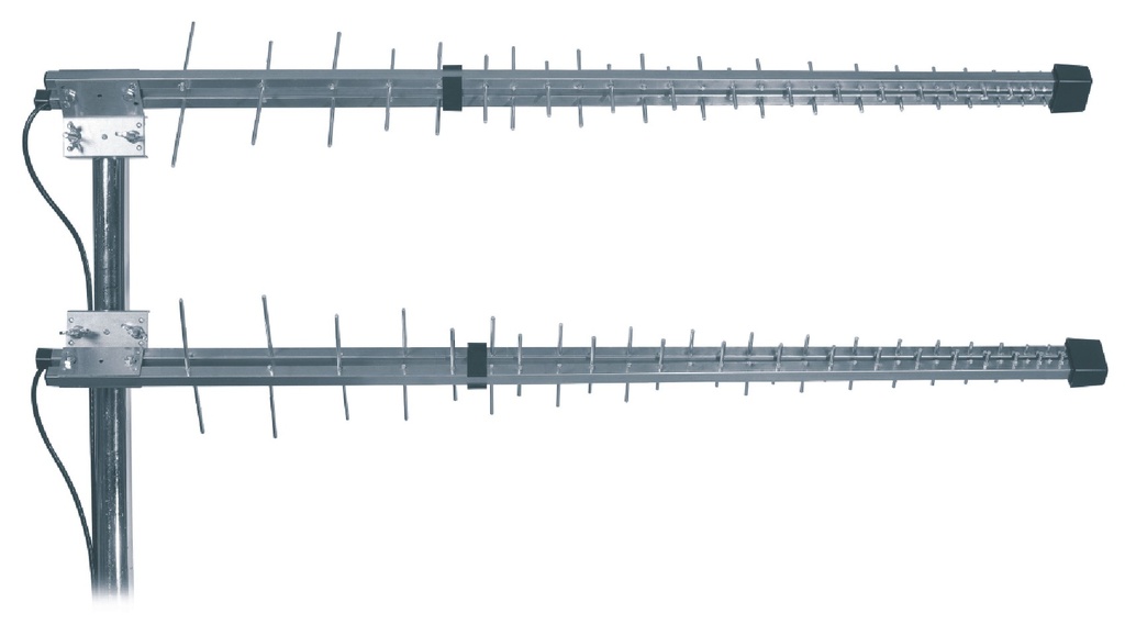Iskra P-62 MIMO – suuntaava 4G/5G-antenni 1400–3800 MHz, 10–12 dBi, 2 × 10 m SMA 