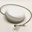 WiFi antenni mutterikiinnitys valkoinen 2.4/5.0 GHz 0,5m kaapeli SMA-uros liitin Smartdisc