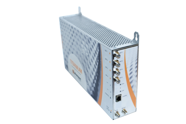 Titanium transmodulator DVB-S/S2 8 tuners, 4×MUX DVB-T/C, 2CI
