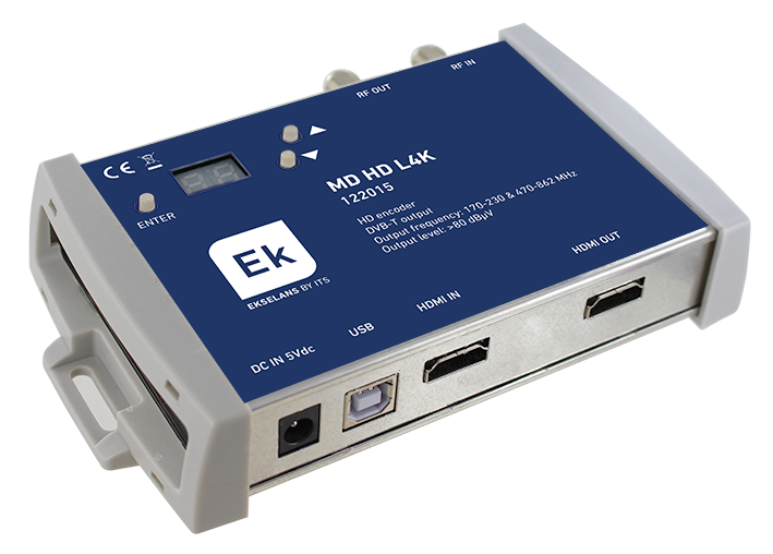 HDMI-modulator HDMI-DVB-T 4K 1 HDMI-ingång/COFDM-utgång + HDMI