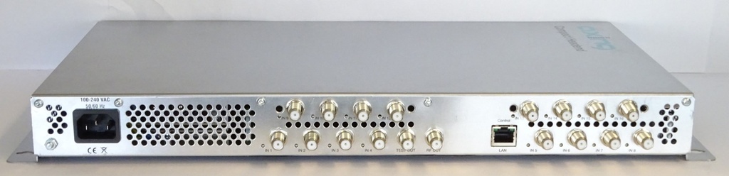 transmodulator DVB-S/S2/T/T2/C 8 tuners, 8×MUX DVB-C tai -T