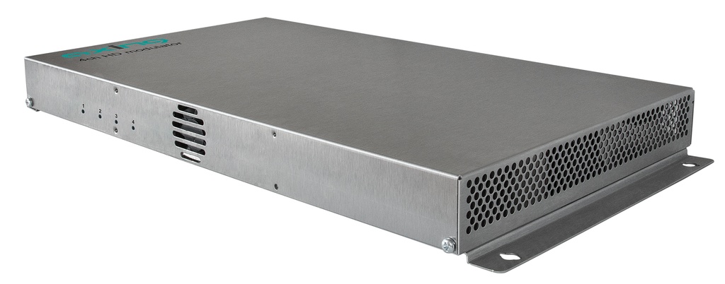 4×HDMI > 2×DVB-C/T Encoder 1U 19" for rack/wall mounting