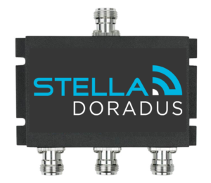 Effektfördelare 1/3 GSM/UMTS/LTE 700-2700 MHz, genomgångsdämpning 5,5 dB, N-hona