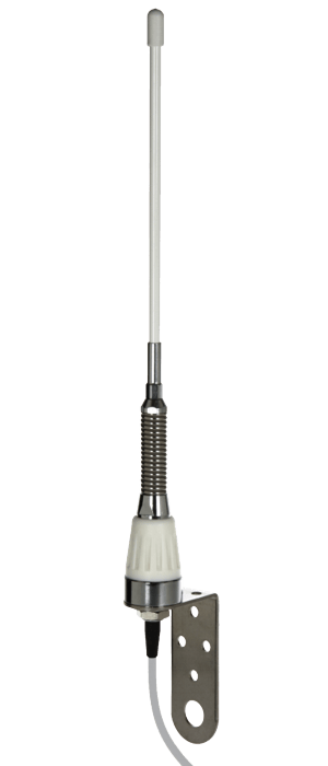 TETRA/VIRVE motorcycle antenna, 380–400 MHz, 1.5 m cable, TNC male