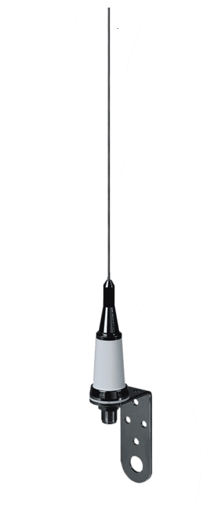 Fixed stainless-steel VHF antenna, 156–162 MHz, UHF female connector