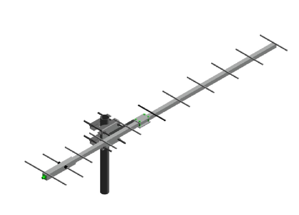 VIRVE directional antenna 380-430 MHz 14 dBi, N-female, +AETM160-1