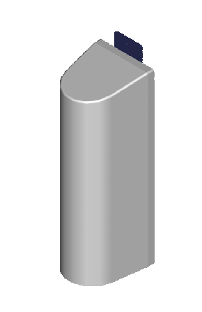 VIRVE panel antenna 380-430 MHz 6 dBi, N-female, Bandimex mounting