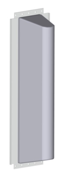 VIRVE panelantenn 380-430 MHz 12,5 dBi, N-hona, +AETM160-1