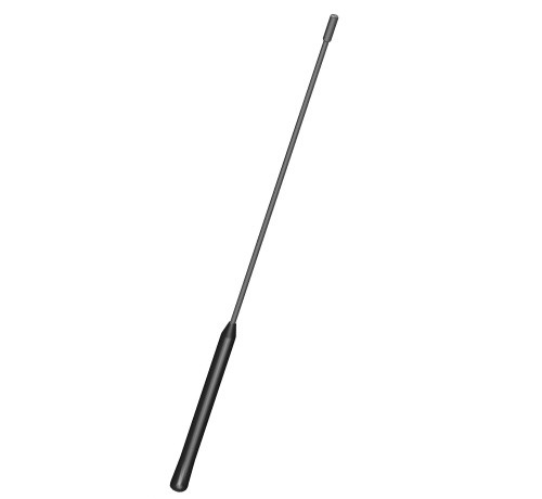 VIRVE antenna whip 380-400 MHz 2 dBi 1/4 W black antenna FLEX
