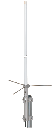 Base station antenna, 427–443 MHz, omnidirectional, 9.25 dBi, 5-element