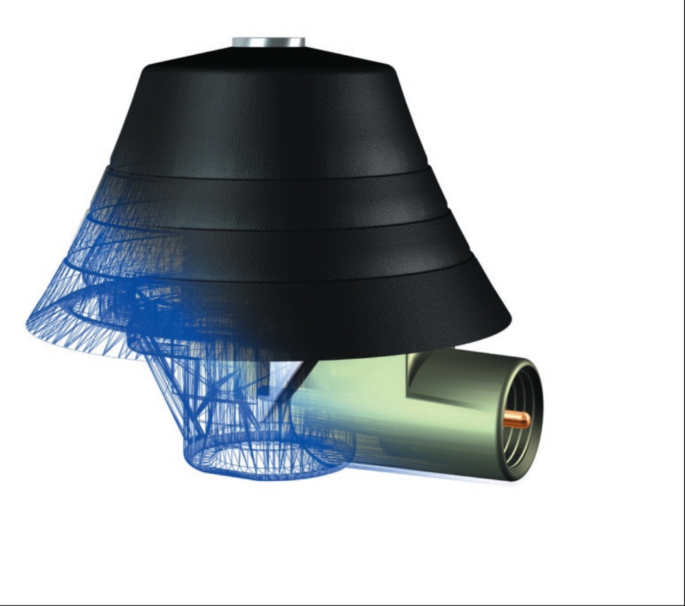 BASE2500 base round FME-male connector M4/M6 thread 27-2500 MHz no cablea