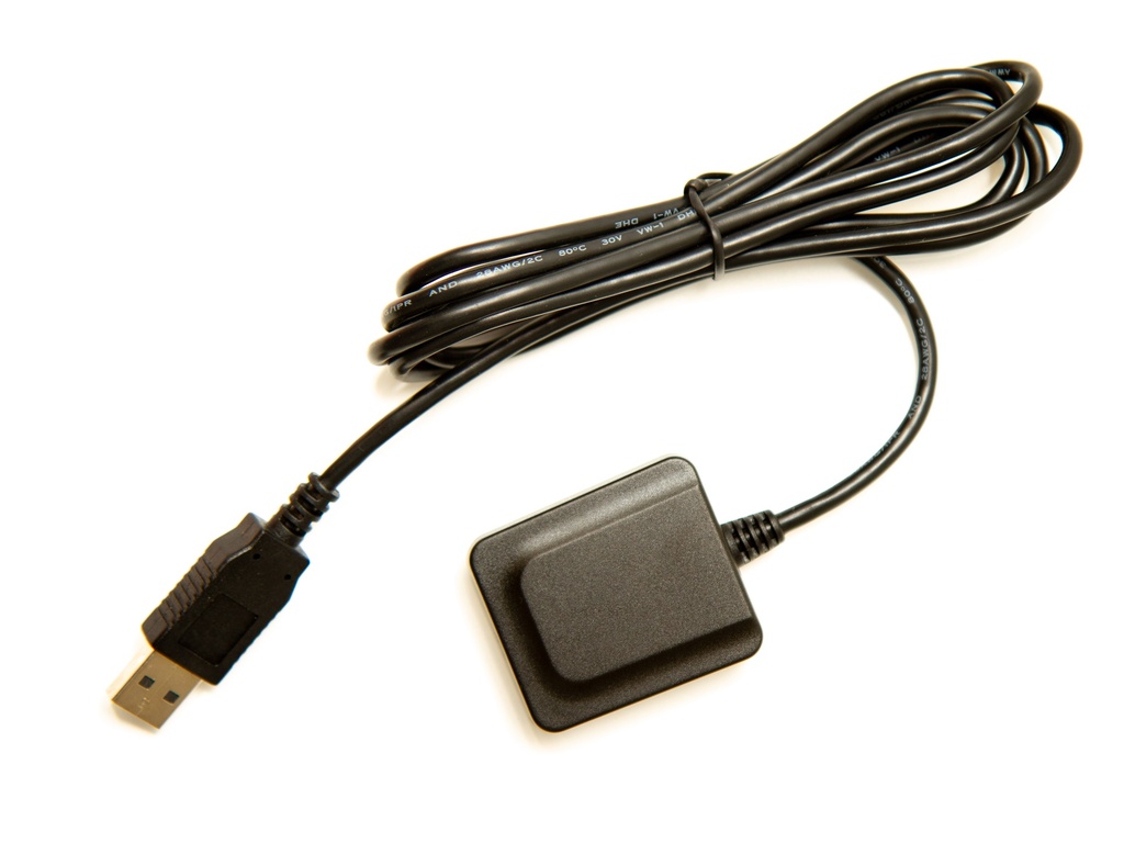 Active magnetic-mount GPS antenna USB Navisys Sirf4
