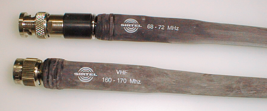 VHF antenna rubber BNC connector 160-170 MHz