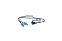 antenna adapter power feed 2×FAKRAZ-male/ISO-male