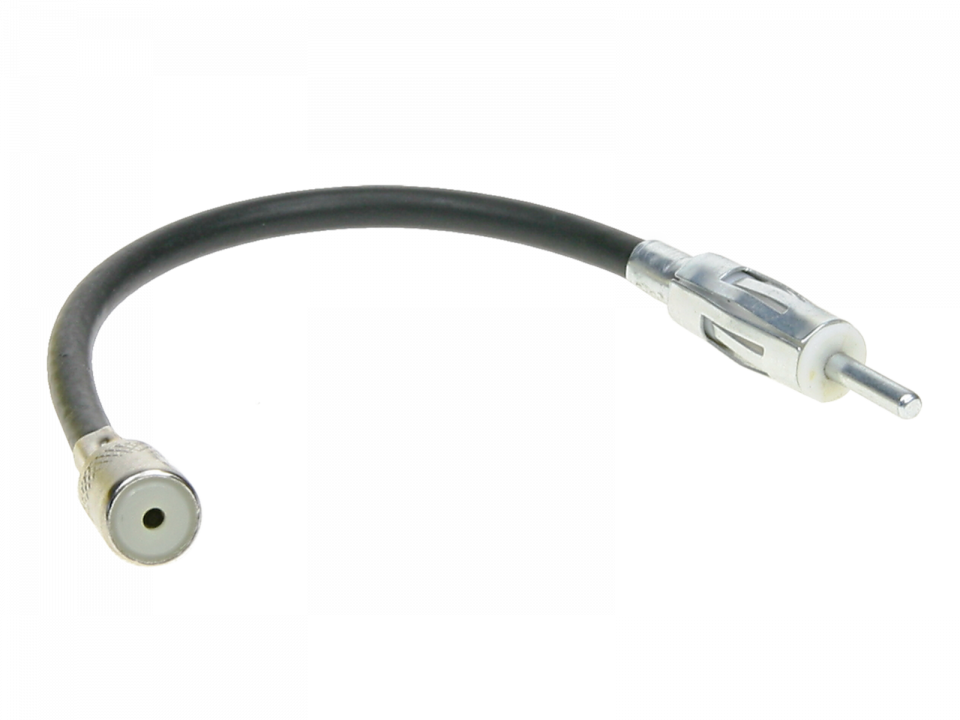antenna adapter with cable ISO-female/DIN-male