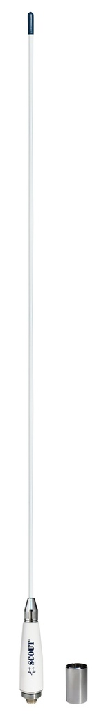 Båtantenn 3 dB VHF glasfiber 1 m smal