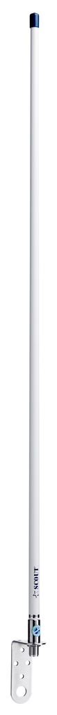 Båtantenn 3 dB VHF glasfiber 1 m N-hona L-fot