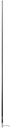 Båtantenn 3 dB VHF glasfiber 2,4 m svart 5 m kabel RG58