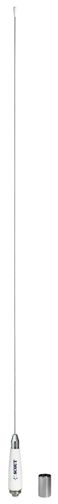 Marine antenna 3 dB VHF steel whip 1.1 m
