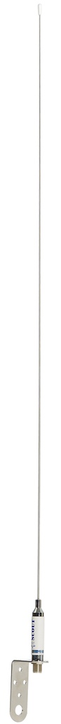 Båtantenn 3 dB VHF stålspröt 1 m KIT 20 m kabel RG58 L-fot
