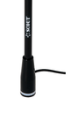 Marine antenna AM-FM fibreglass 1.5 m black 4 m cable DIN male