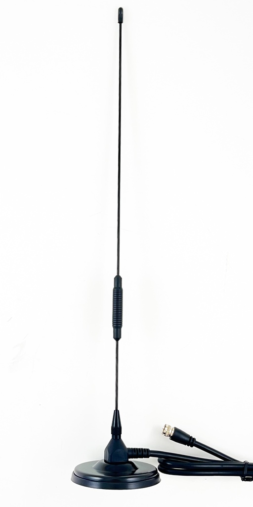TV antenna VHF/UHF F connector RG59 1.5 m magnetic base