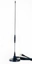 TV-antenn VHF/UHF F-kontakt RG59 1,5 m magnetfot