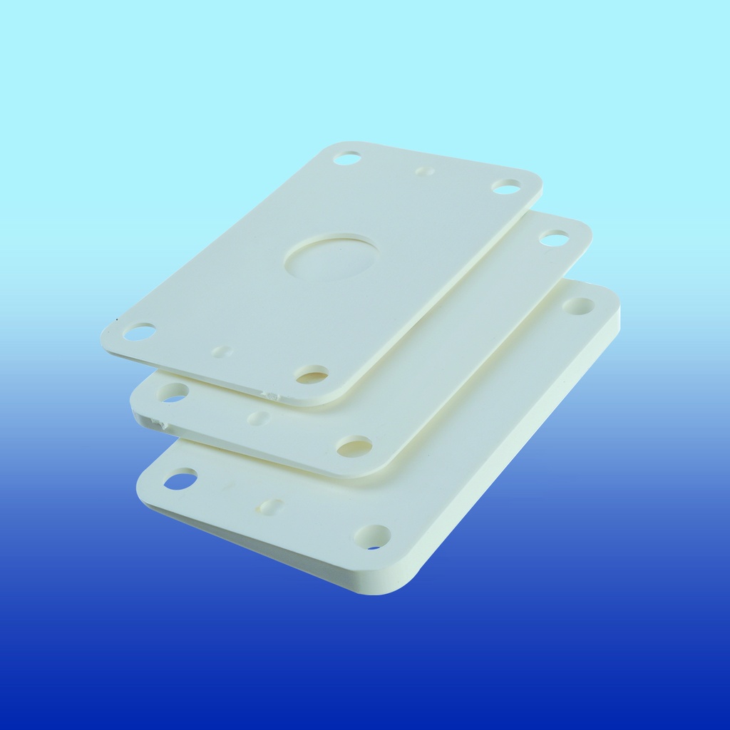 Antennijalan aluslevyt (nelik.) sis. 1°, 2,5° ja 5° palat