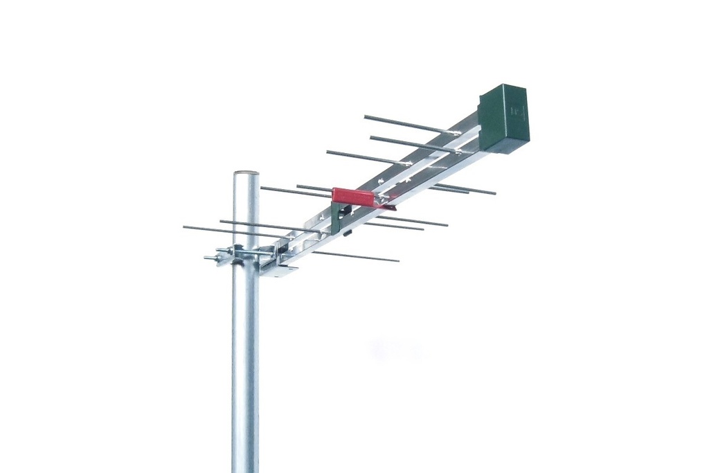 TV-antenni UHF K21-48 8 dBi 12 el logper 636mm MultiSTUB LTEsuodin (korvaa 2148UM antennin)