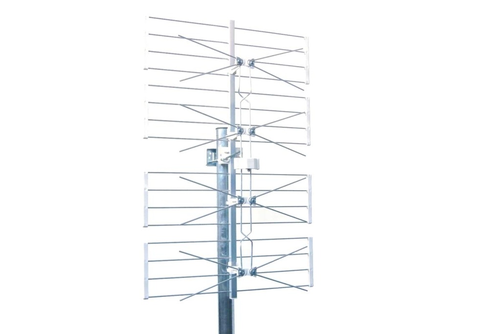 TV-panelantenn UHF k21-48 10-13 dBi höjd 840 mm