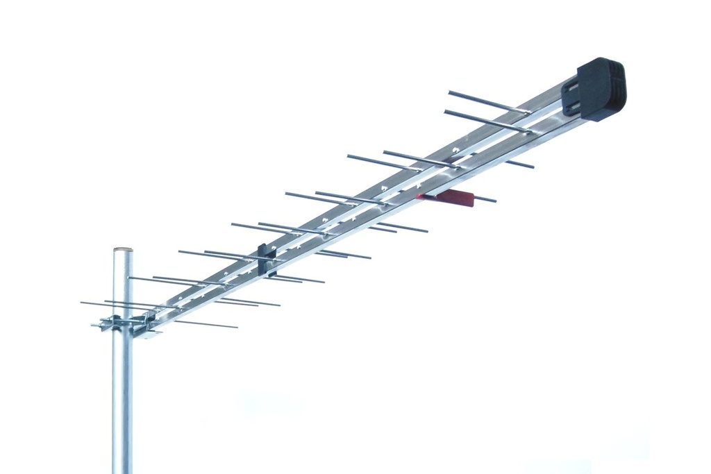TV-antenni UHF K21-48 11 dBi 26 elementinen logper 1100 mm STUB LTE-suodin (2148UC)