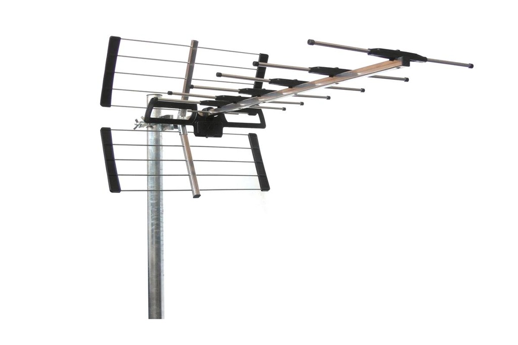 TV-antenni UHF K21-48 11-17 dBi 25-elementtiä 1130 mm LTE700
