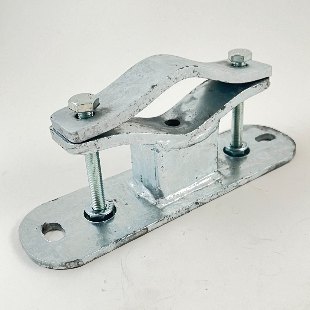 Wall bracket, 50 mm wall clearance, Ø40-75 mm, opening clamp plates