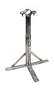 Teleskopiskt mastfäste, 40-65 cm från vägg, Ø38-50 mm, galvaniserat