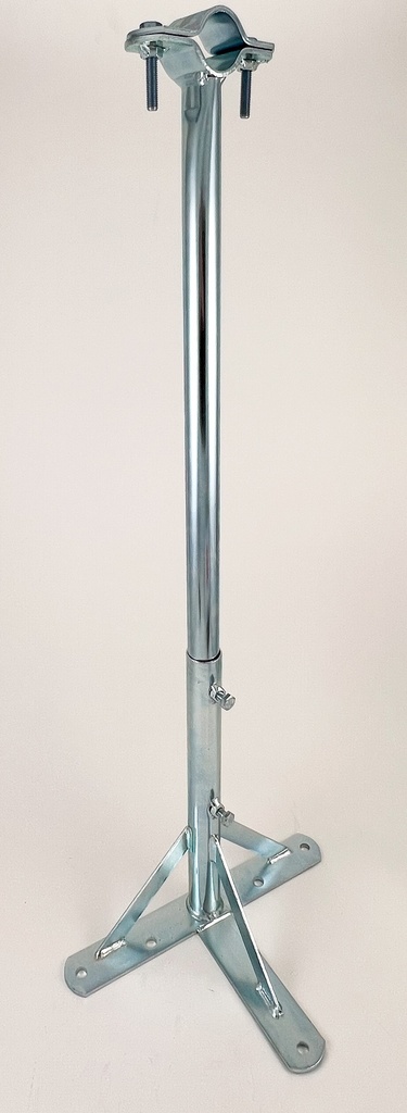 Teleskooppi galv 76-100 cm ø50 mm avattavat lenkkilaatat