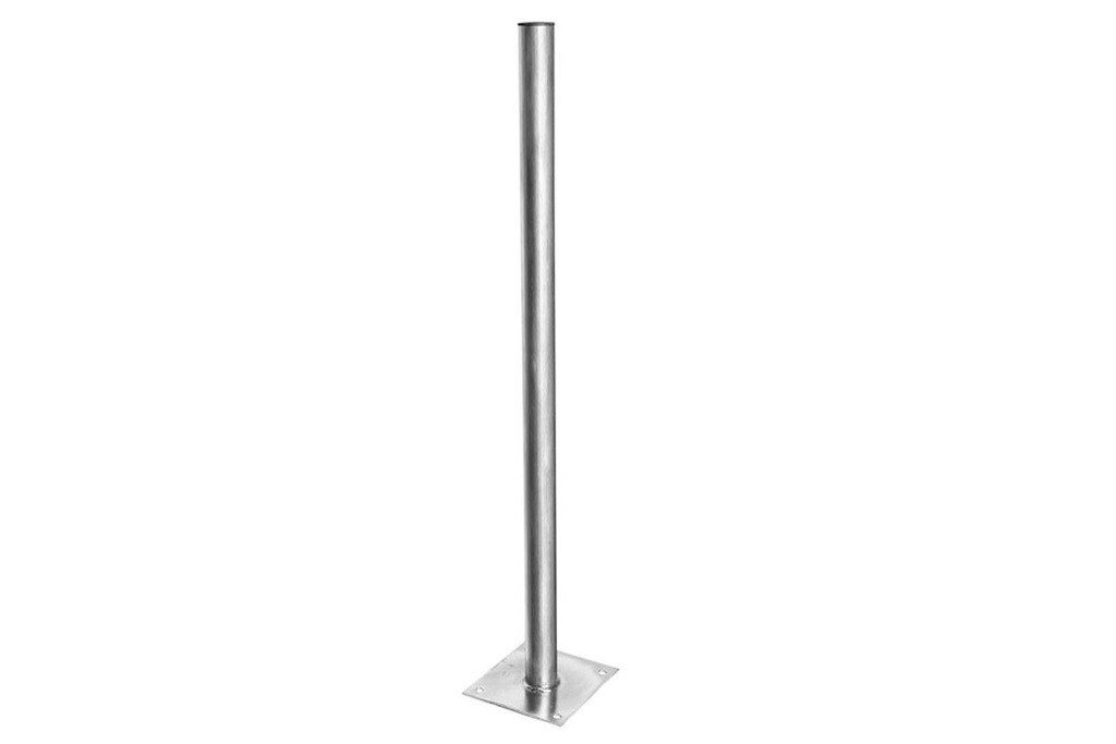 Markstativ 1 m, Ø50 mm, platta 180×180 mm