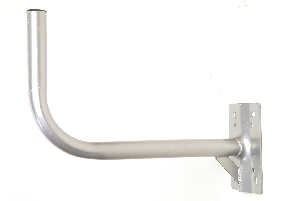Antenna bracket Ø40 mm, galvanised, 460 mm wall clearance