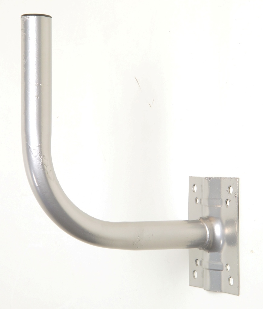 Antenna bracket Ø40 mm, galvanised, 26 cm wall clearance