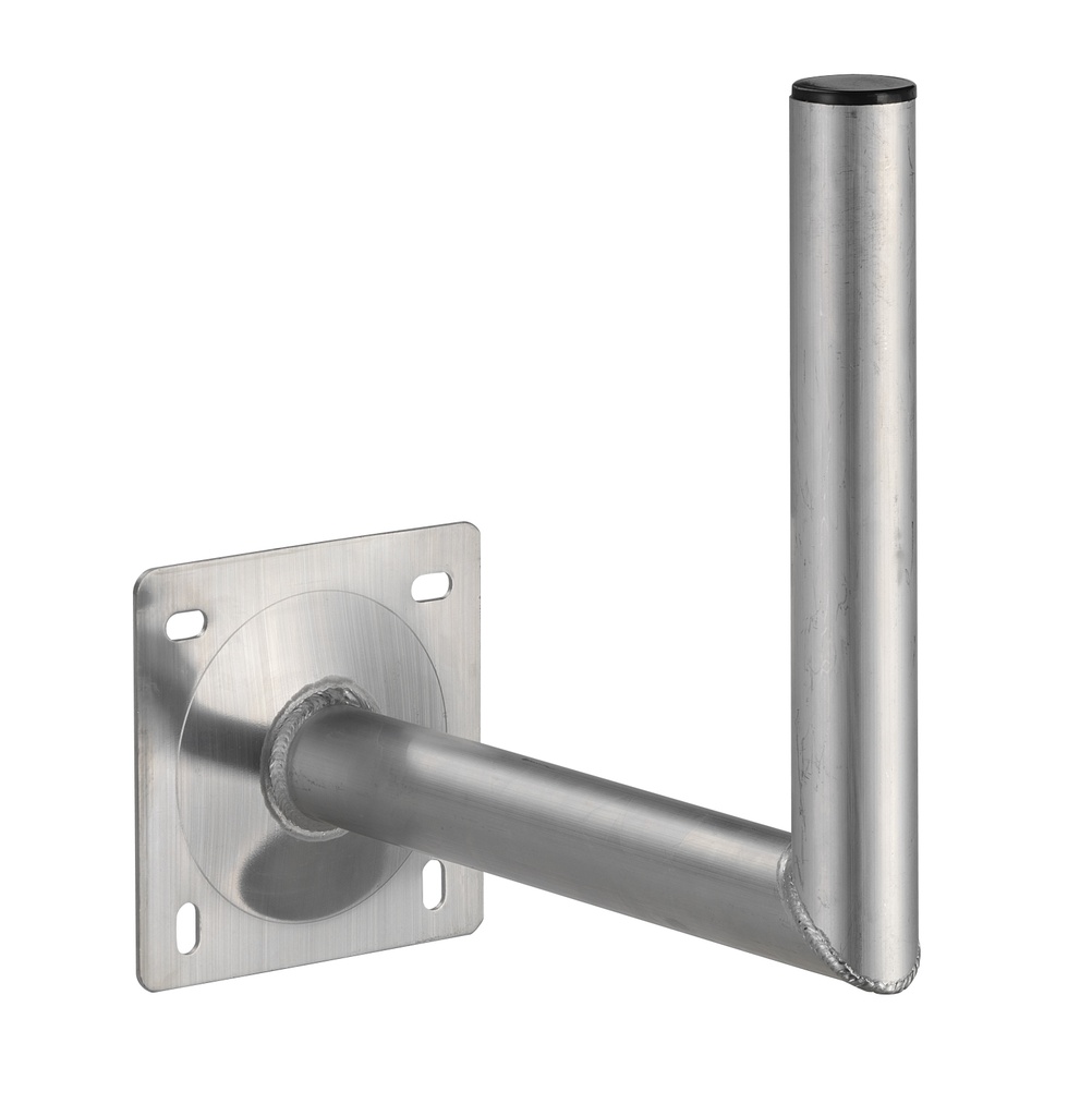 Antennikiinnike ø50mm, alumiinia 400mm seinästä