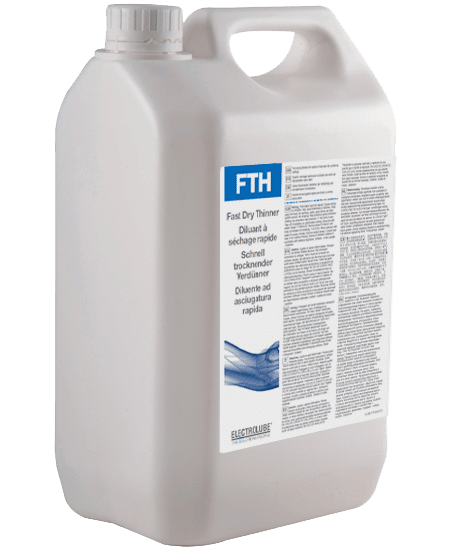 Electrolube FTH – nopeasti kuivuva ohenne, 5 l