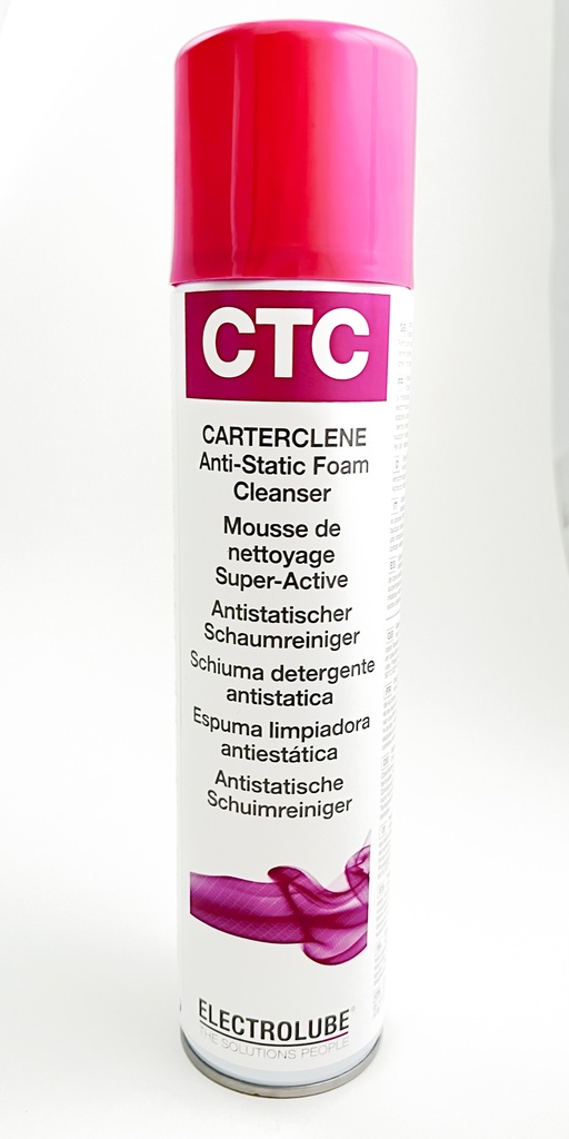 Electrolube CTC – Anti-Static Foam Cleaner, 400 ml aerosol