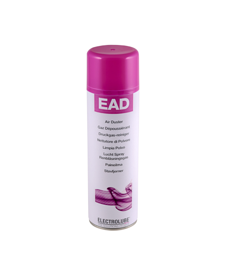 Electrolube EAD – paineilmaa korvaava HFO-puhdistuskaasu, 400 ml aerosoli