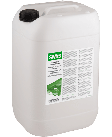 Electrolube Safewash Super SWAS – Aqueous PCB Cleaner, 25 L