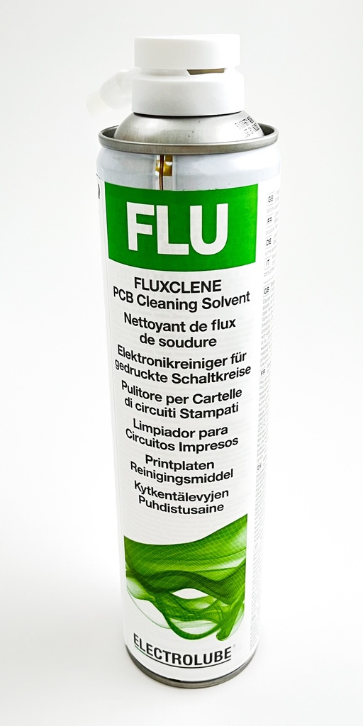 Electrolube FLUXCLENE FLU – fluksinpoistoaine harjalla, 400 ml aerosoli