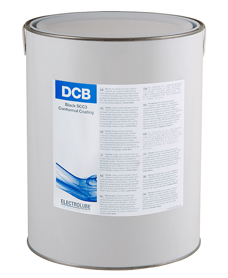 Electrolube DCB – musta konformaalipinnoite, 5 l